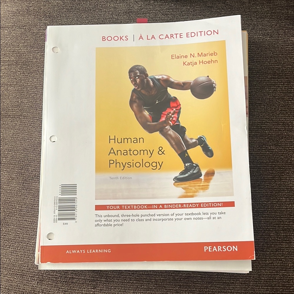 Pearson Human Anatomy & Physiology A La Carte Edition